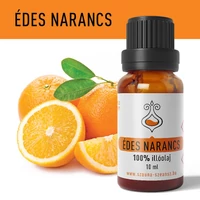 Édes narancs 100%-os illóolaj, szaunaolaj 10 ml
