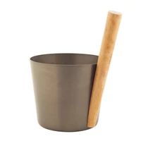 Szauna dézsa - aluminium barna