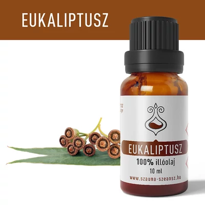 Eukaliptusz 100%-os illóolaj, 10 ml