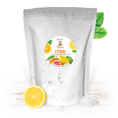Citrus szauna masszázs só
